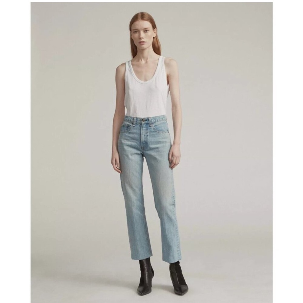 rag & bone Light Blue Straight Leg Jeans